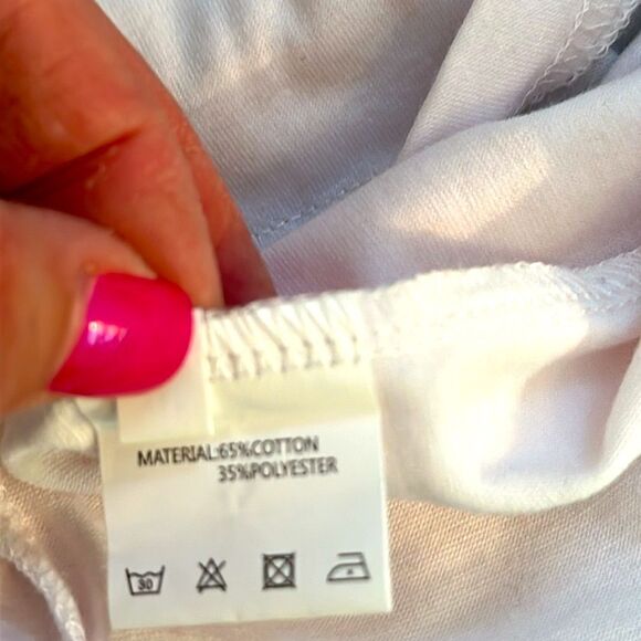 Christmas Movie Watching Shirt Red & White Sz MED NEW! - Picture 3 of 4